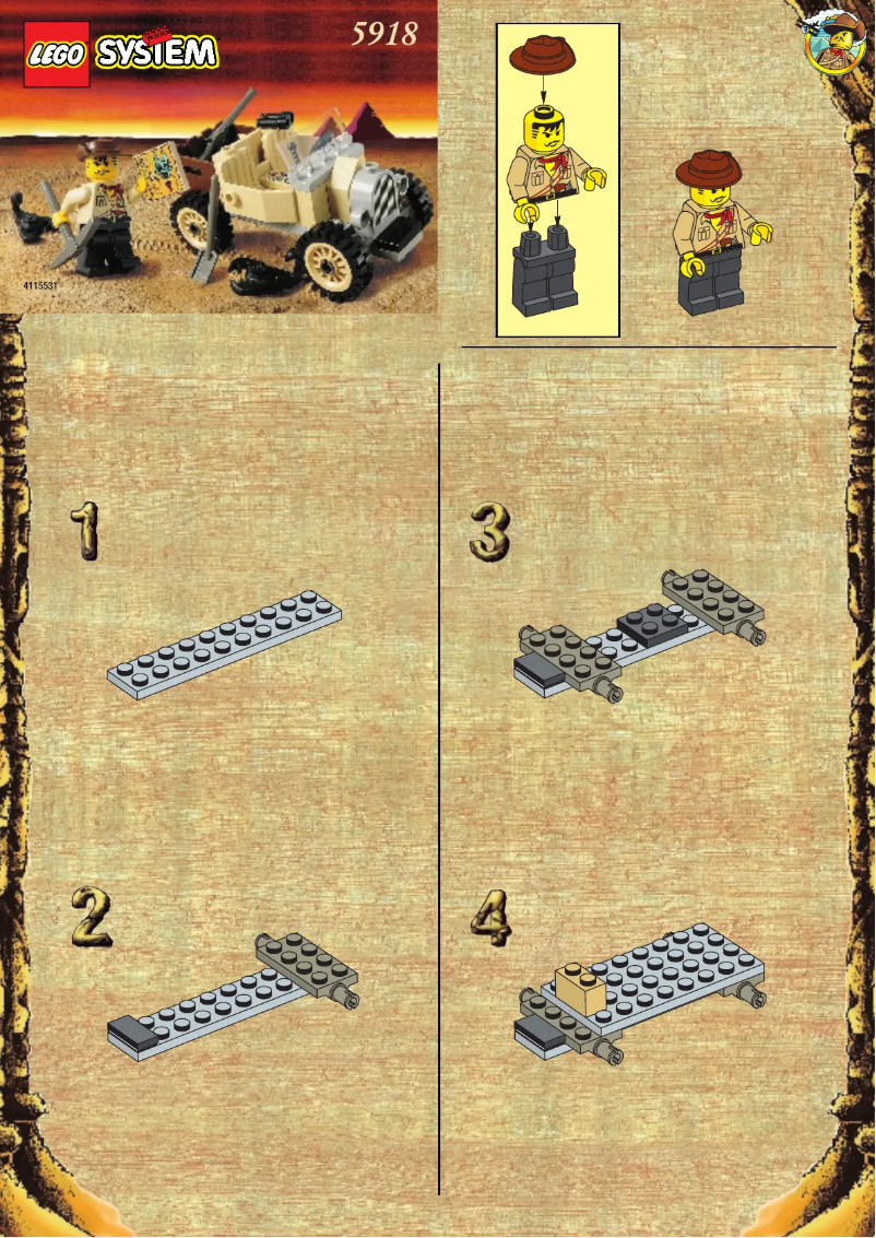 Página 1 del manual Manual de usuario Lego Sam Grant's Scorpion