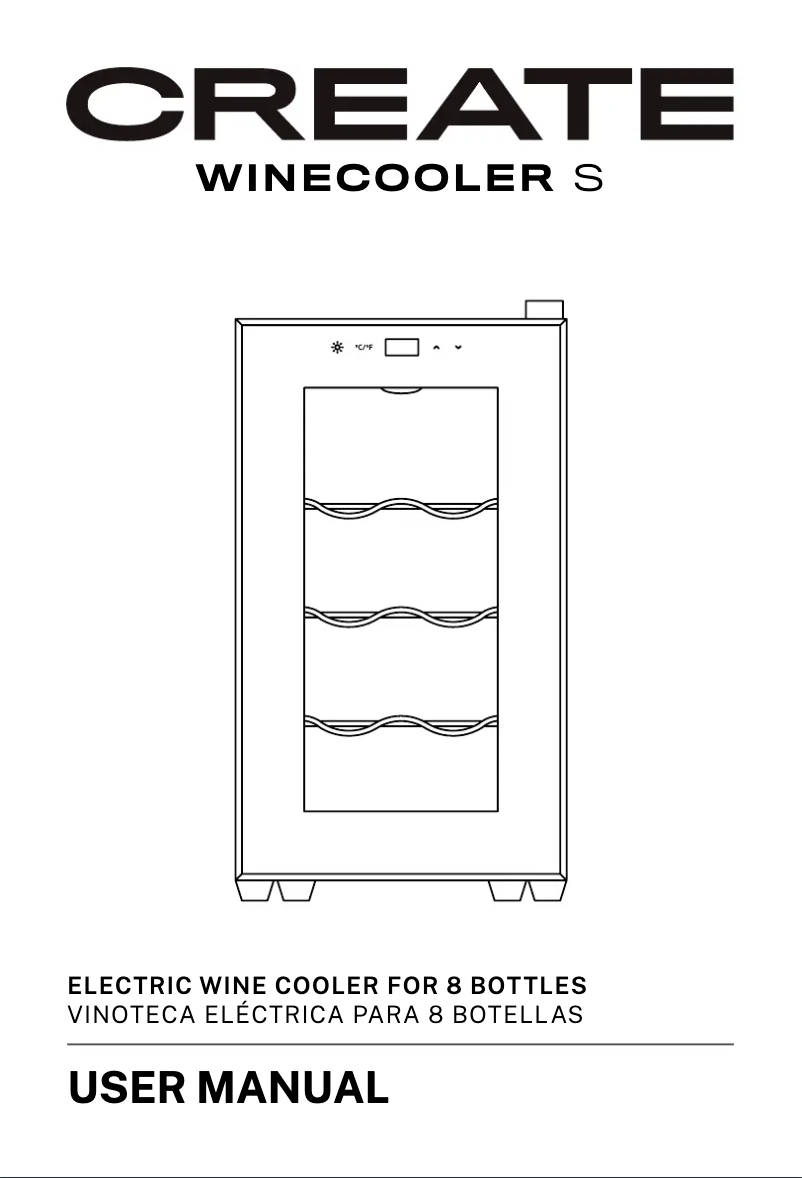 Page 1 de la notice Manuel utilisateur Create Winecooler S