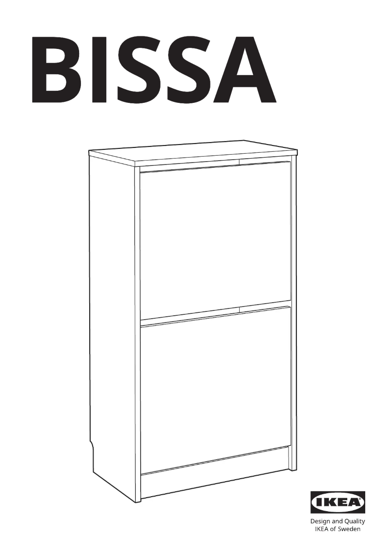 Page 1 de la notice Manuel utilisateur Ikea BISSA 705.302.56