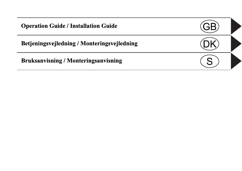 Page 1 of the manual User Manual Becker Indianapolis Pro 7952