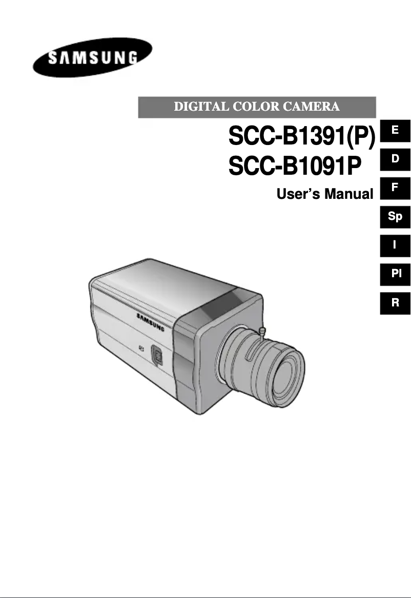 Page n°1 - Manuel utilisateur Samsung SCC-B1391P