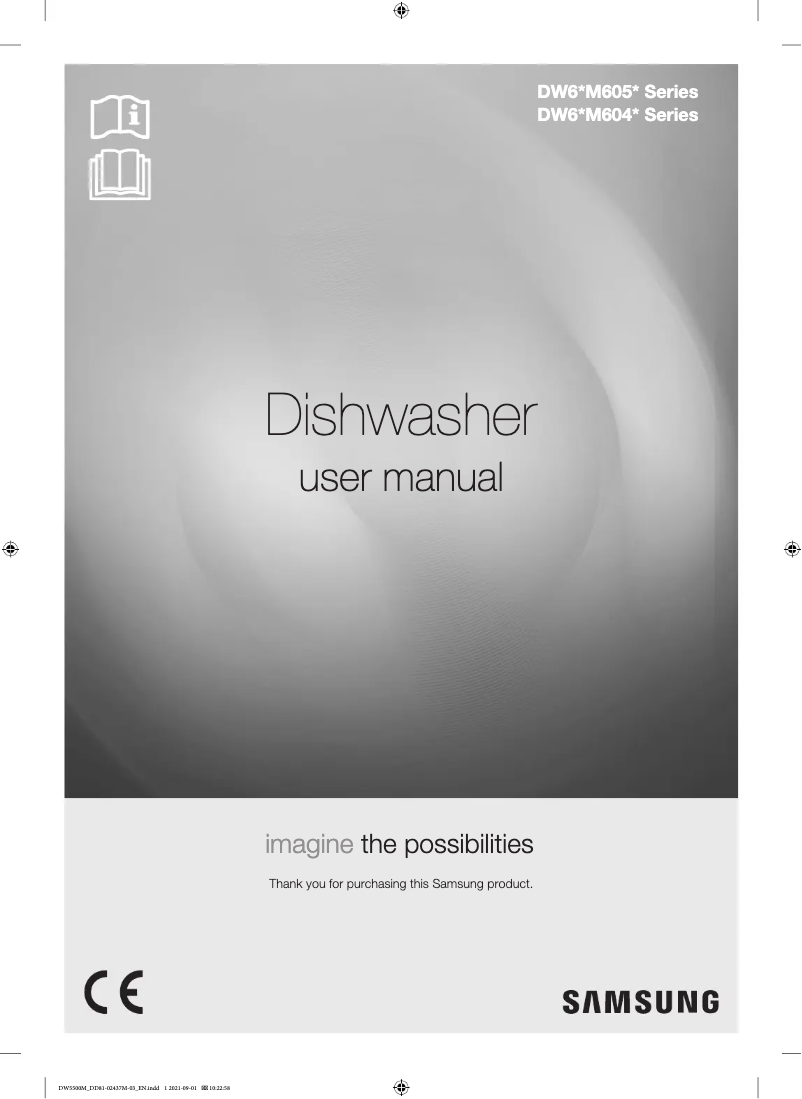 Página 1 del manual Manual de usuario Samsung DW6KM6041BB