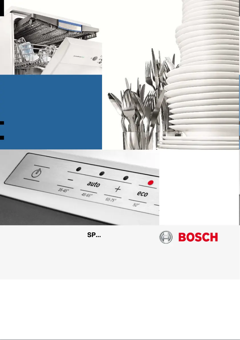 Page 1 de la notice Manuel utilisateur Bosch SPI40E04EU