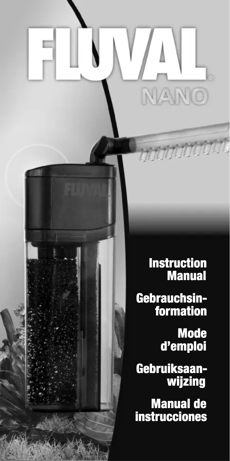 Page 1 de la notice Manuel utilisateur Fluval Nano \