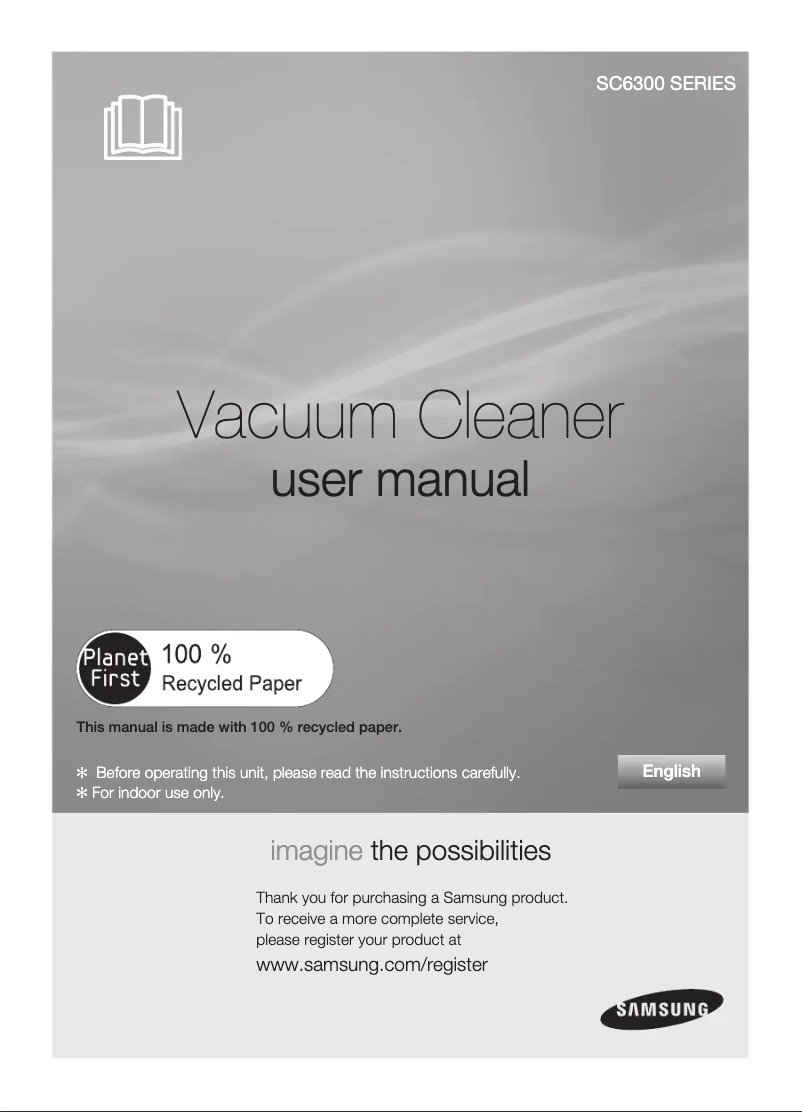 Página 1 del manual Manual de usuario Samsung SC6360