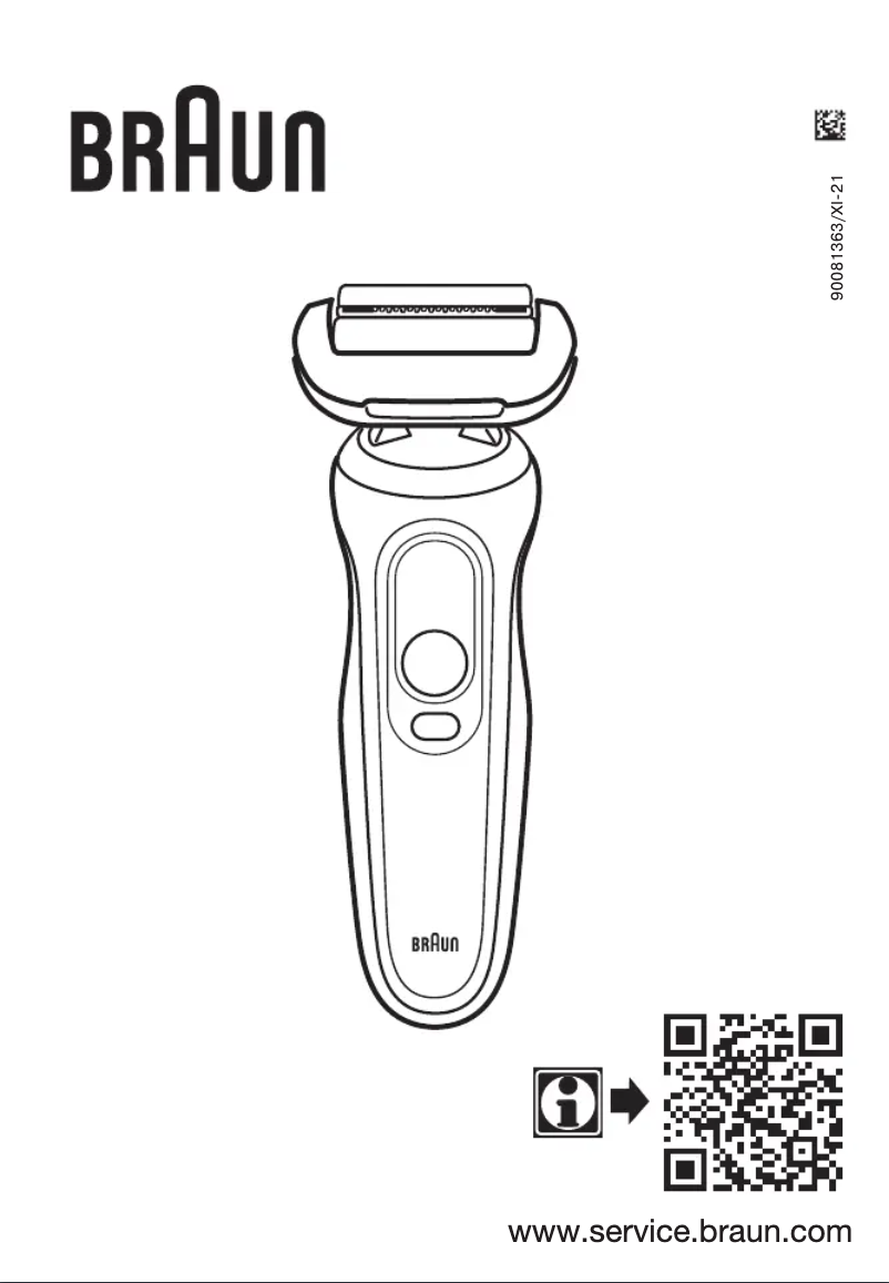 Page 1 de la notice Manuel utilisateur Braun Series 7 70-S7500cc