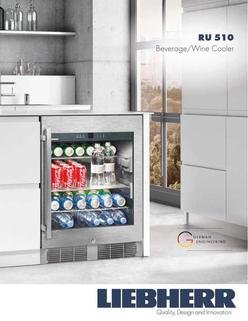 Page 1 de la notice Fiche technique Liebherr RU 510