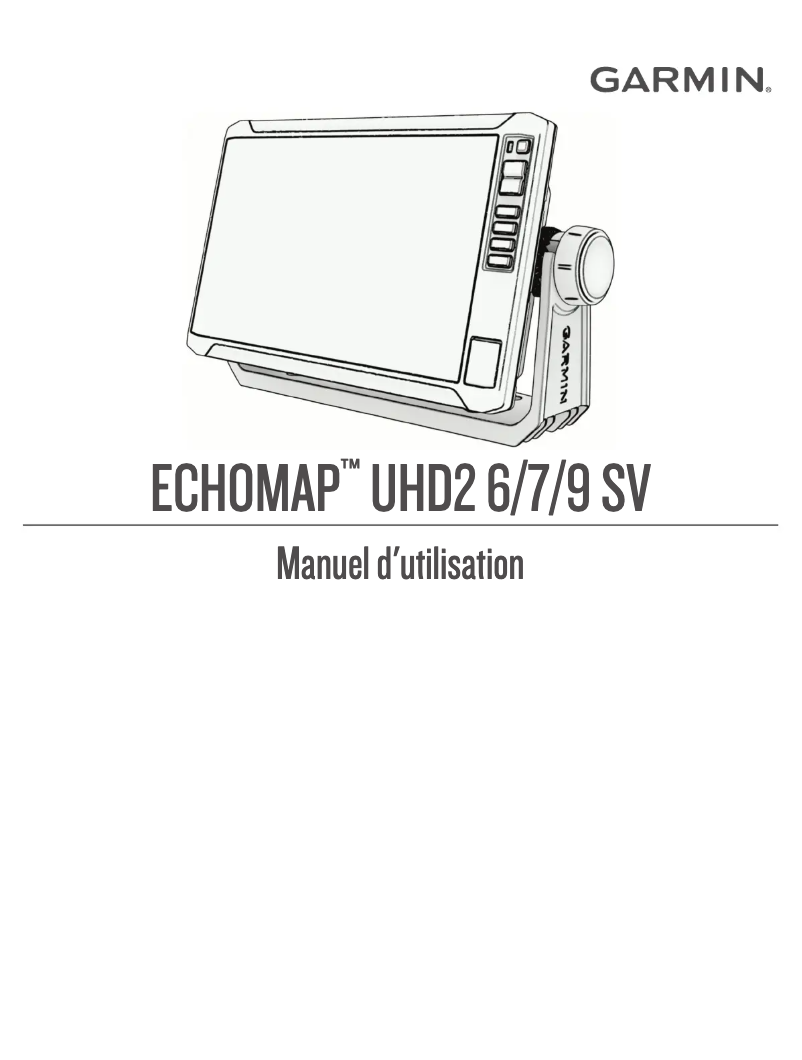 Página 1 del manual Manual de usuario Garmin ECHOMAP UHD2 9 SV