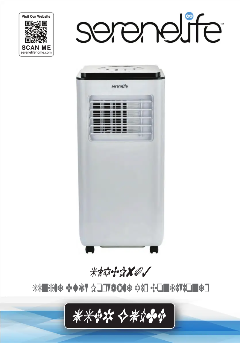 Page 1 de la notice Manuel utilisateur SereneLife SLACP803