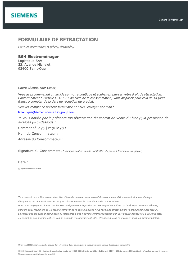 Page 1 de la notice Mode d'emploi Siemens HB478G5B6