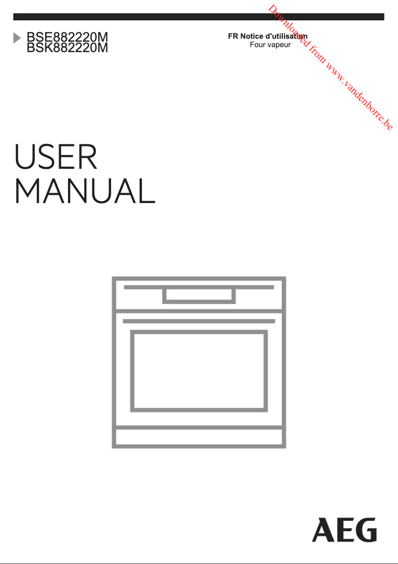 Page 1 de la notice Manuel utilisateur AEG BSE882220M