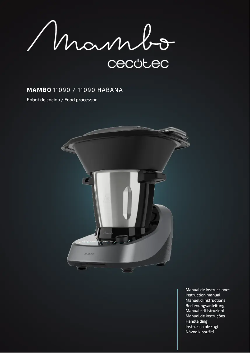 Page 1 de la notice Manuel utilisateur Cecotec Mambo 11090