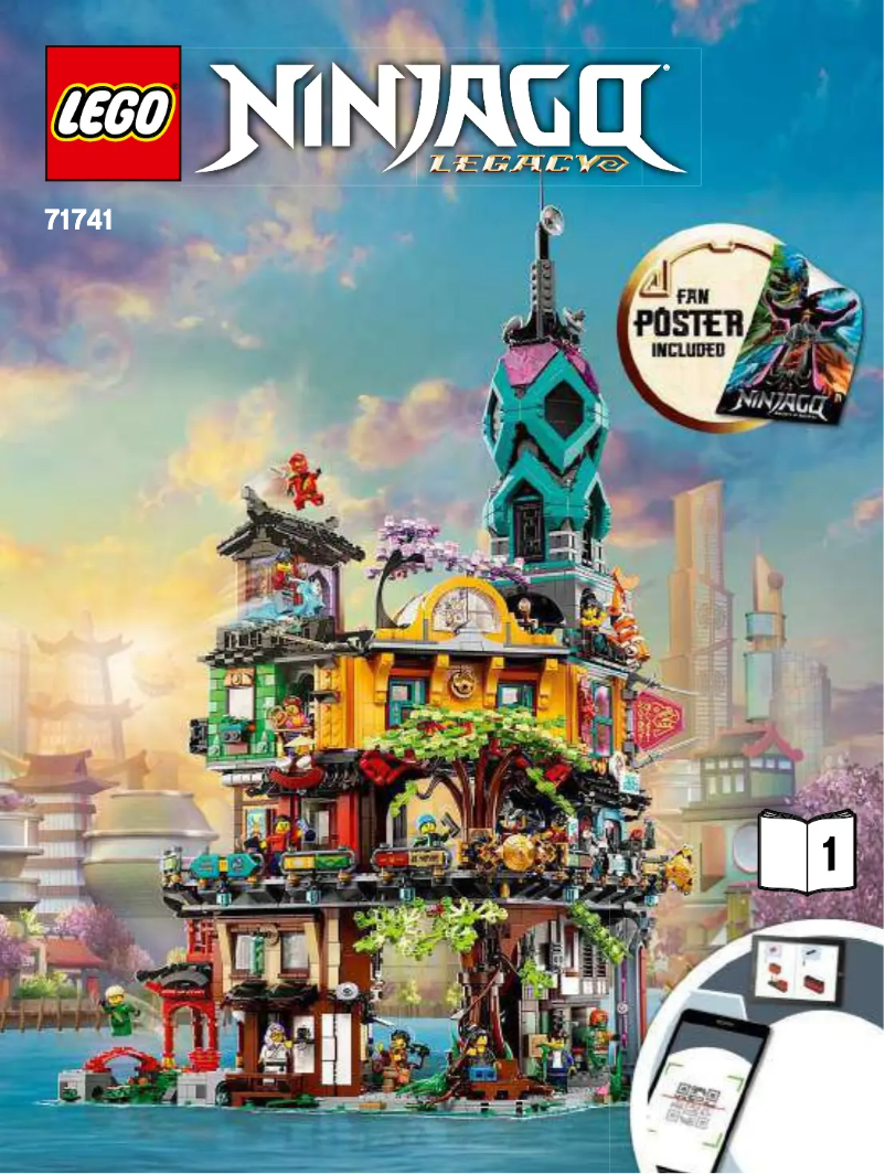 Page 1 de la notice Manuel utilisateur Lego Ninjago 71741