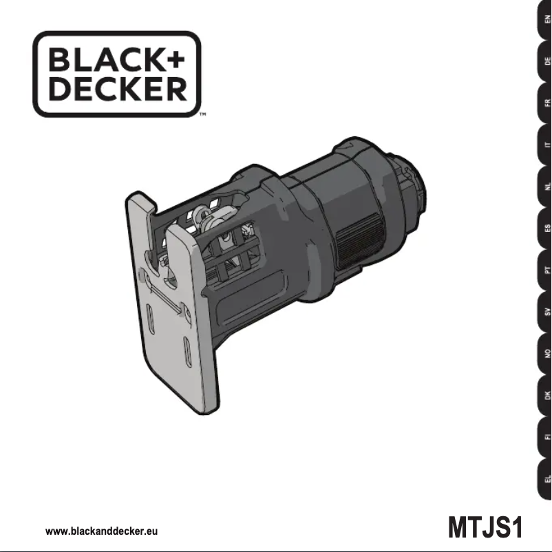 Página 1 del manual Manual de usuario Black & Decker MTJS1