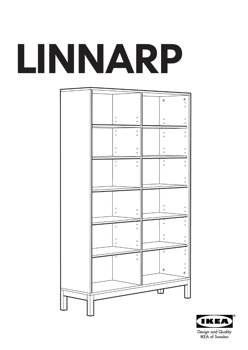 Page 1 de la notice Manuel utilisateur Ikea LINNARP