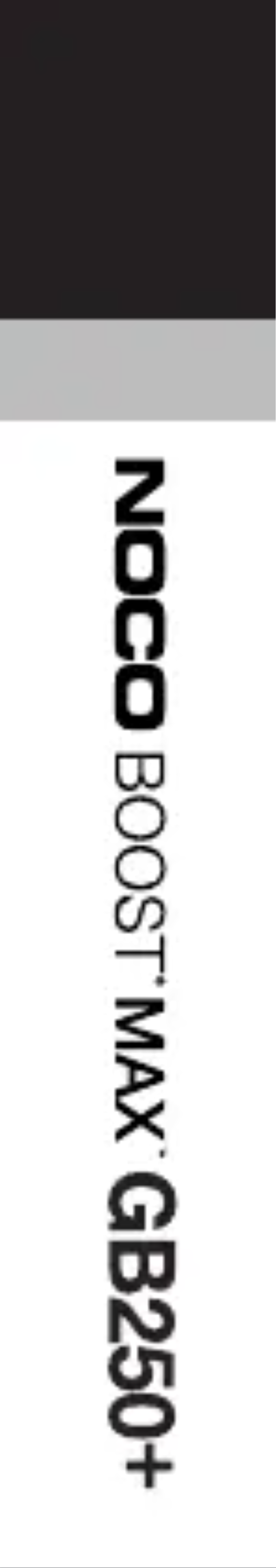 Page 1 de la notice Manuel utilisateur NOCO Genius Boost Max GB250+