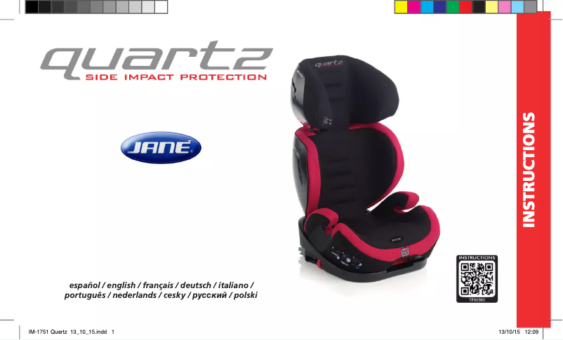 Page 1 de la notice Manuel utilisateur Jane Quartz