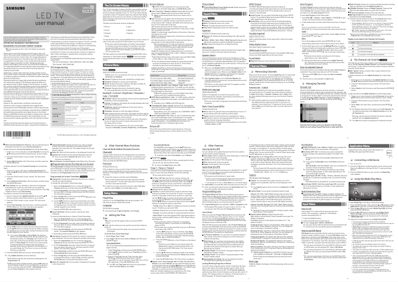 Página 1 del manual Manual de usuario Samsung UN43J5000BF