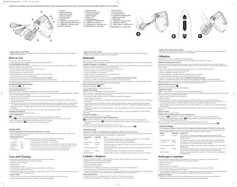 Page 1 de la notice Manuel utilisateur Black & Decker MX78WS