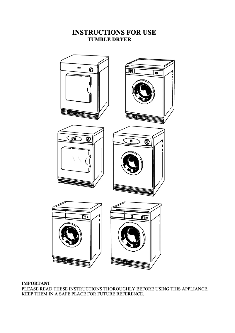 Página 1 del manual Manual de usuario White Knight 44AW