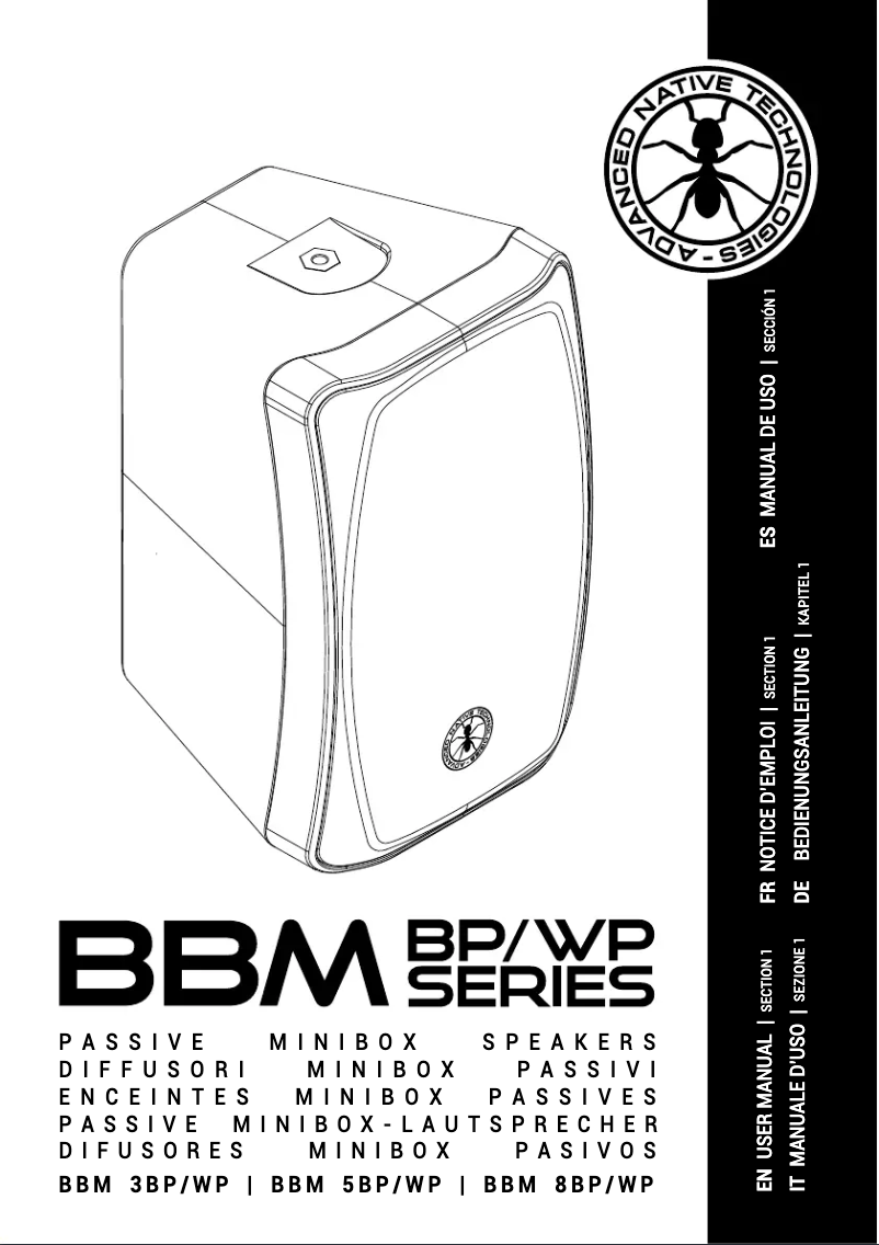 Page 1 de la notice Manuel utilisateur ANT BBM BP5