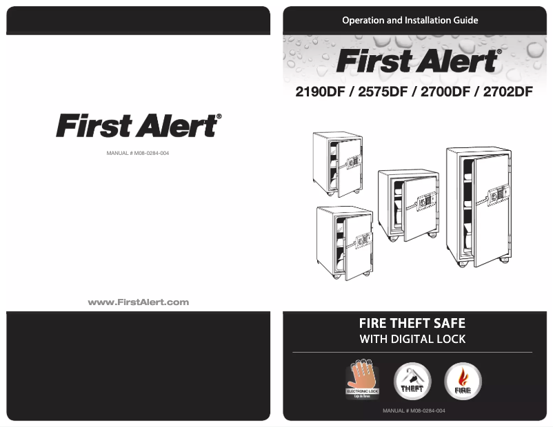 Page 1 de la notice Manuel utilisateur First Alert 2700DF