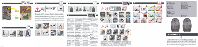 Page 1 de la notice Manuel utilisateur Rowenta Green Force Max RO4931