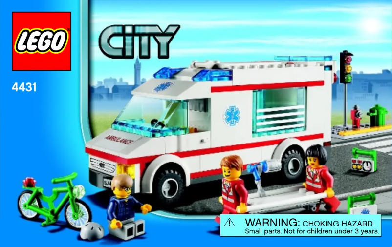 Page 1 de la notice Manuel utilisateur Lego City 4431
