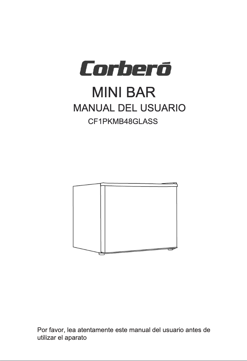 Page 1 of the manual User Manual Corbero CF1PKMB48GLASS
