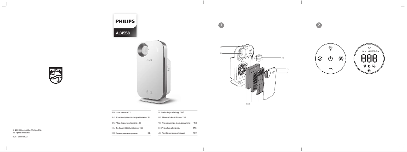 Página 1 del manual Manual de usuario Philips AC4558