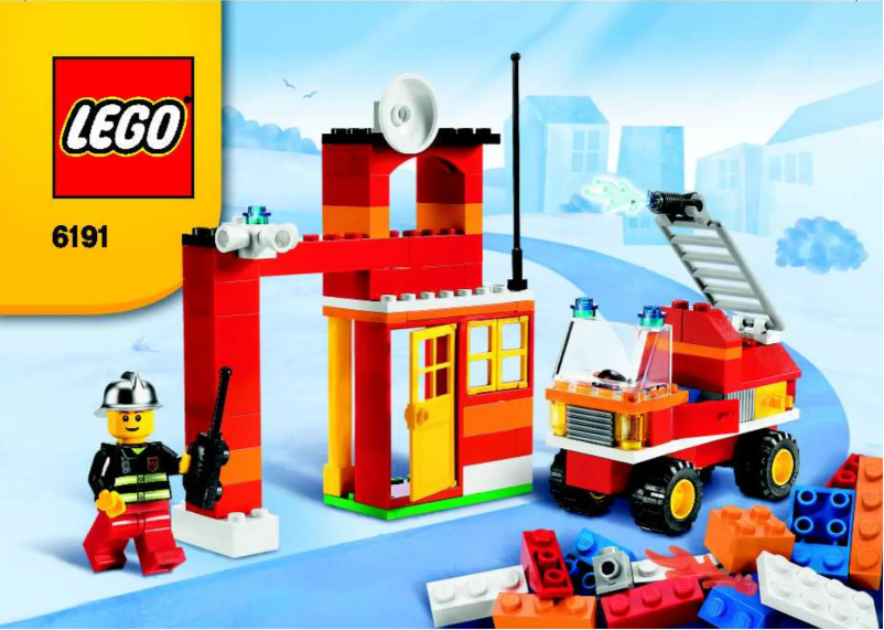 Page 1 de la notice Manuel utilisateur Lego ® Fire Fighter Building Set