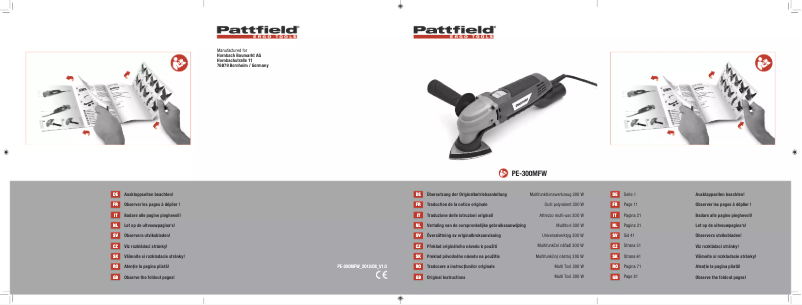 Page 1 de la notice Manuel utilisateur Pattfield PE-300MFW