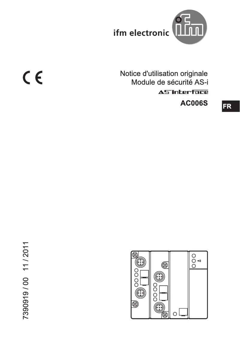Página 1 del manual Manual de usuario IFM AC006S