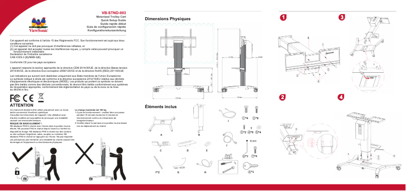 Page 1 of the manual User Manual Viewsonic VB-STND-003