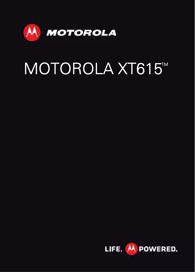 Page 1 de la notice Manuel utilisateur Motorola Motoluxe XT615