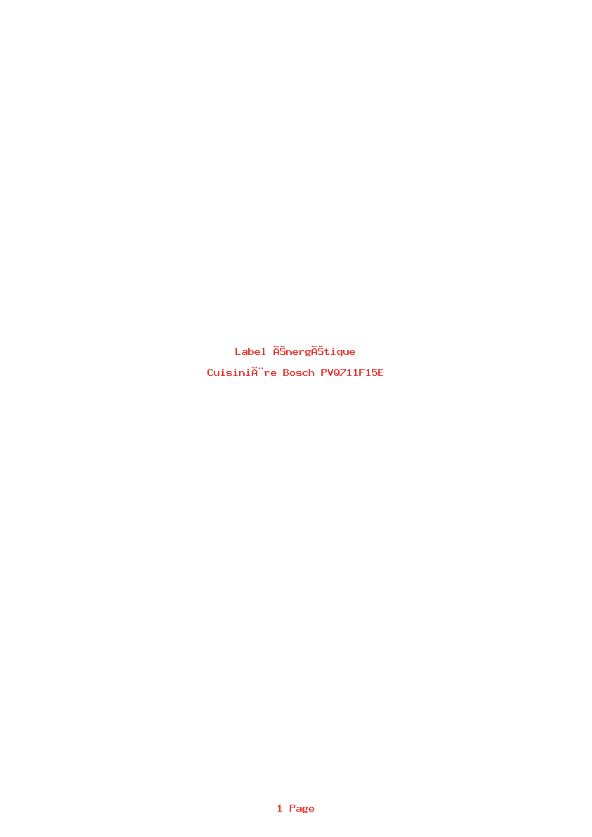 Image de la première page du manuel de l'appareil PVQ711F15E