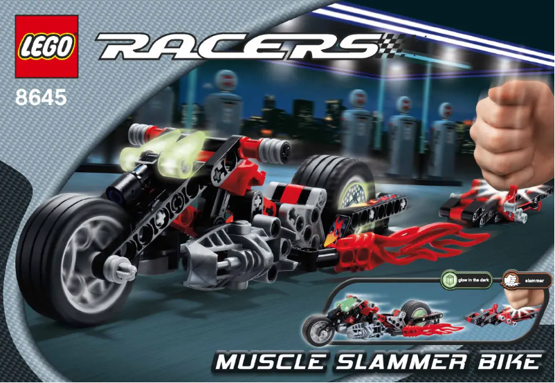 Page 1 de la notice Manuel utilisateur Lego Racers 8650+8645