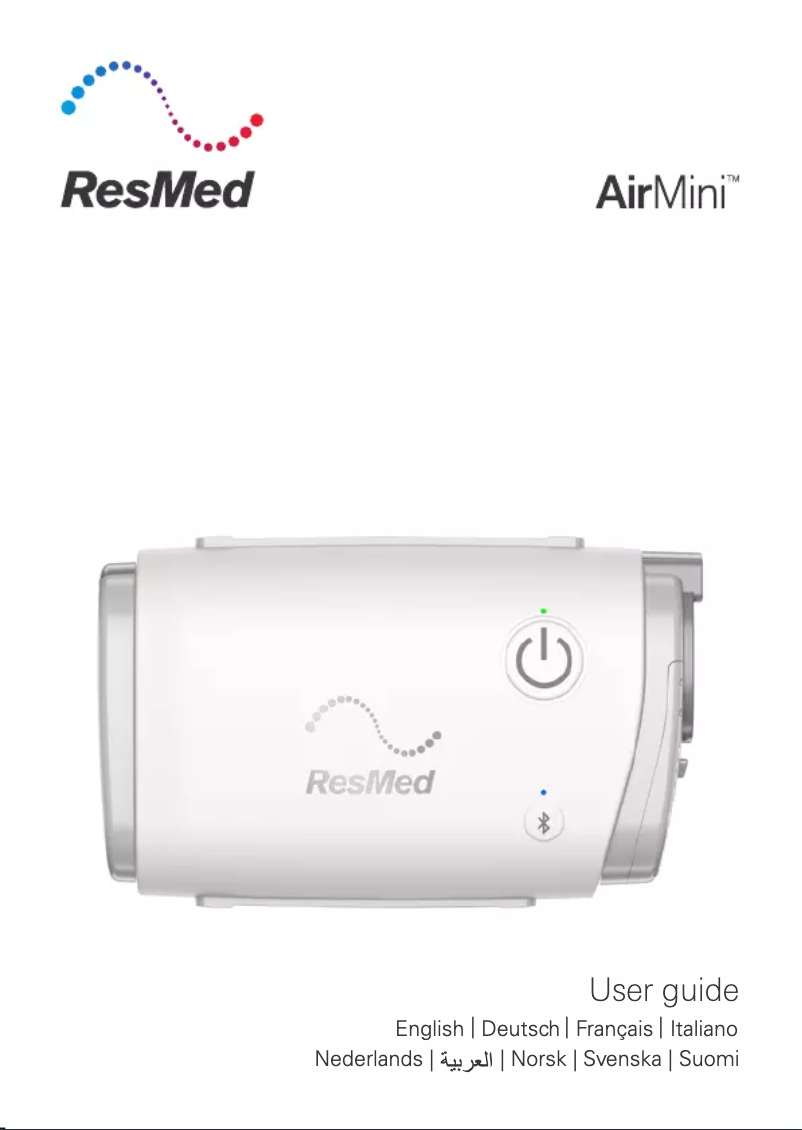 Página 1 del manual Manual de usuario ResMed AirMini