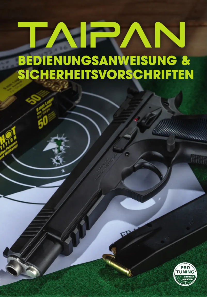 Page 1 de la notice Manuel utilisateur Pro Tuning TAIPAN