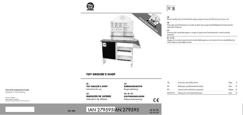 Page 1 de la notice Manuel utilisateur Playtive IAN 279595
