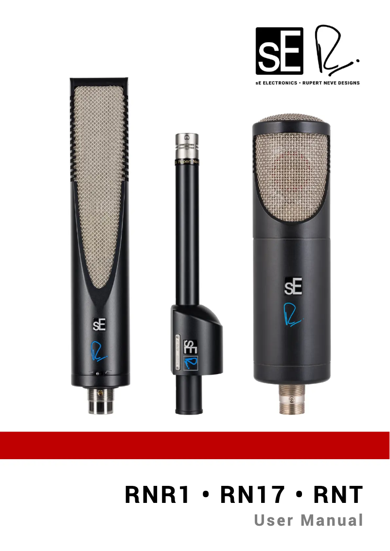 Página 1 del manual Manual de usuario SE Electronics RN17