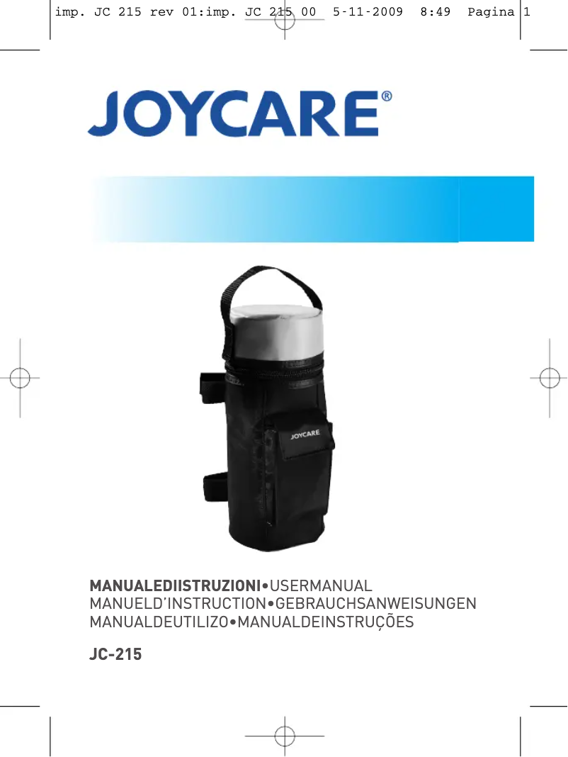 Página 1 del manual Manual de usuario Joycare JC-215G