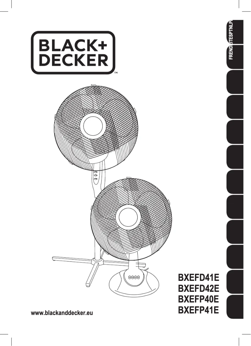 Página 1 del manual Manual de usuario Black & Decker BXEFD41E