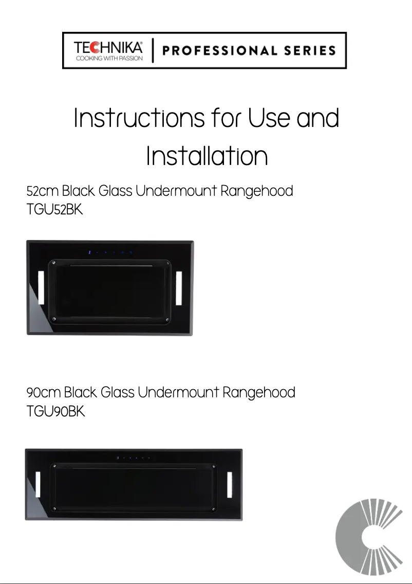 Página 1 del manual Manual de usuario Technika TGU52BK