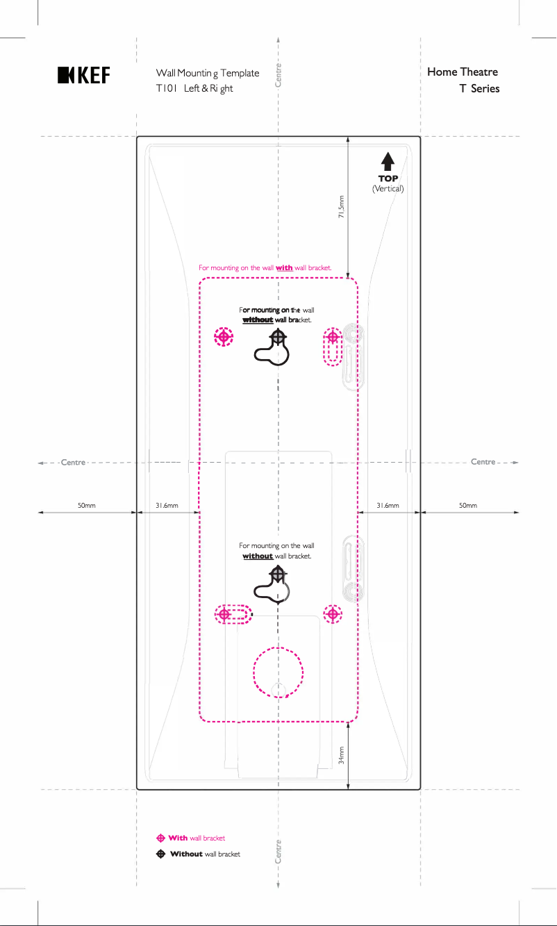 Page 1 of the manual Installation Guide KEF T205