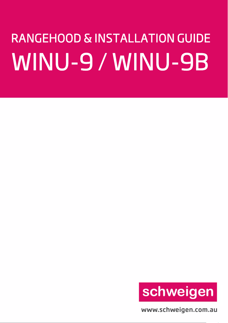 Page 1 de la notice Manuel utilisateur Schweigen WINU-9B