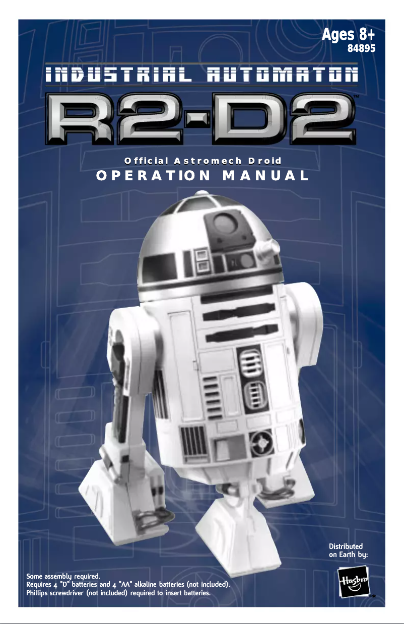 Page 1 de la notice Manuel utilisateur Hasbro R2-D2 84895