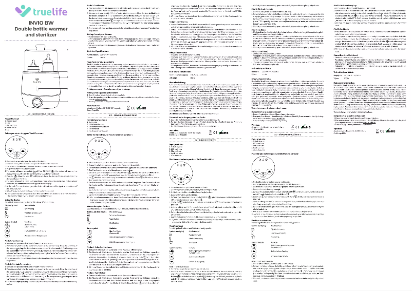 Page 1 de la notice Manuel utilisateur TrueLife Invio BW