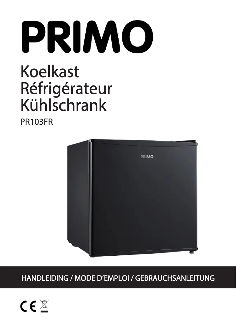 Page 1 de la notice Manuel utilisateur Primo PR103FR