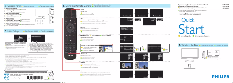 Página 1 del manual Manual de usuario Philips 49PFL4709
